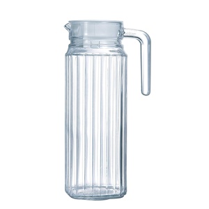 1.0L Trong Suốt Tủ Lạnh Nước Trái Cây Nước Ép Rượu Thủy Tinh Jug Pitcher Với Nắp - Product Image 2