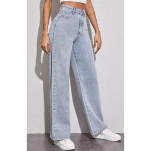Jeans larges bleu glacier pour femmes, mode funky, luxe, taille haute, coupe ample, denim plaqué, style streetwear écologique, taille 26-40 OSCA - Product Image 5