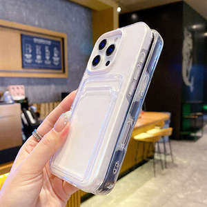 Custodia per telefono con slot per carte colorata, stile portafoglio, con tasca per <span class=keywords><strong>foto</strong></span>, per <span class=keywords><strong>iPhone</strong></span> 17 16 Pro Max 15 14 13 Pro 12 11 - Product Image 5