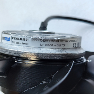 Ventilateurs axiaux de refroidissement à moteur servo à inverter avec roulement à billes ebmpapst A2E250-AL06-01 250 mm 115 W 230 V AC 0,13 A 2550 tr/min - Product Image 2