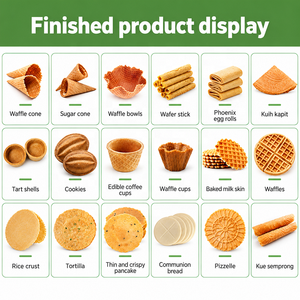 Gondor Commercial Industrial Mini Bear Shape Communion <strong>Stroop</strong> Stroopwafel <strong>Waffle</strong> Maker Wafer Roll Making Machine - Product Image 4