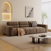 Neue billige High-End-Möbel Minimalismus Schnitts ofa Wohnzimmer möbel 4 5 Sitz Luxus Samt Creme Stil Sofa