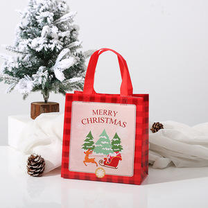 Sac de rangement pliable en papier pour cadeaux de Noël, personnalisable avec logo imprimé, étanche, antichoc, anti-poussière, taille personnalisée, différentes couleurs - Product Image 4