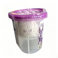 Boîte déshumidificatrice parfumée à la lavande, absorbeur d'humidité au chlorure de calcium, anti-moisissure, éliminateur d'odeurs pour armoire et salle de bain, personnalisable