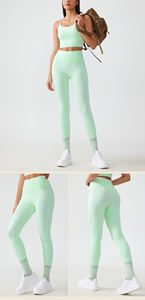 Women's High Waist Yoga Pants Solid <strong>Leggings</strong> for Sports Fitness Running Hip Lifting One Size Fits All 40kg-65kg Wholesale - Product Image 6