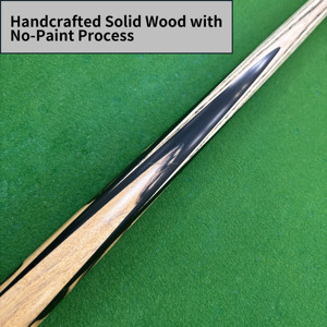 Queue de <span class=keywords><strong>billard</strong></span> de snooker de 57 pouces, <span class=keywords><strong>en</strong></span> ébène noir, faite à la main, personnalisable, à quatre côtés, <span class=keywords><strong>en</strong></span> une seule pièce et <span class=keywords><strong>en</strong></span> style 3/4, sans peinture - Product Image 3