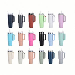 Custom 304 Stainless Steel Vacuum Insulated Tumbler Water Bottle 20oz for 40oz Eco-Friendly Unisex with Handle - Product Image 5