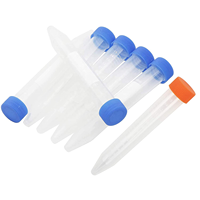 Échantillon gratuit de laboratoire : Tubes Falcon en plastique à fond conique de 10 ml, 15 ml, 50 ml, Tubes de centrifugation de 50 ml avec bouchon à vis