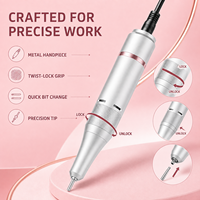Outil magnétique pour ongles Vantrend sous marque privée, machine à ongles professionnelle portable avec clip ceinture, kit de lime électrique pour salon, manucure OEM ODM