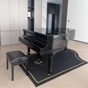 Piano Mecánico Grande <span class=keywords><strong>de</strong></span> Madera Maciza Minimalista Negro <span class=keywords><strong>de</strong></span> Tamaño Mediano Personalizado para Decoración <span class=keywords><strong>de</strong></span> Villas y Actuaciones en Espacios Públicos - Product Image 2