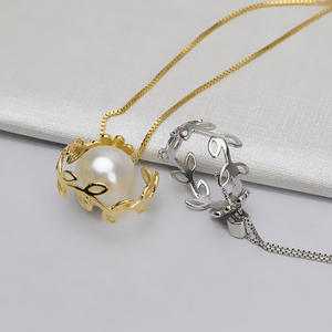 Bandeja de Plata S925 con Forma de Flor, Media Bandeja Vacía para Abalorios de Cera de Abeja y Jade, 16-18 Perlas, Accesorios DIY, 864 Colgantes y Dijes Finos - Product Image 3