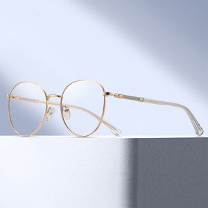 Di alta qualità Ms 82207 metallo occhiali da vista cornici stile Vintage blu filtraggio della luce <span class=keywords><strong>ottica</strong></span> per le donne alla moda occhiali da lettura - Product Image 2