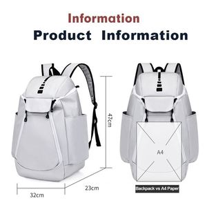 Hot Sale Student Casual Sports <b>Backpack</b> Outdoor Waterproof Sports Bag Custom <b>Backpack</b> with logo <b>Backpack</b> Football Storage Bag - Product Image 4
