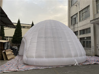 Grande tente dôme Igloo gonflable commerciale avec deux portes pour la publicité extérieure
