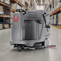 Nettoyeur de sols assis sans fil CleanHorse X7, durable, de taille moyenne, pour quais et centres logistiques