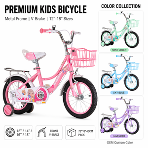 <span class=keywords><strong>Bicicleta</strong></span> Económica para Niños <span class=keywords><strong>y</strong></span> Niñas de 14/16 Pulgadas con Horquilla de Acero <span class=keywords><strong>y</strong></span> Pedales Rosados, Bicicletas Económicas para Niños - Product Image 2