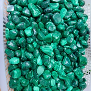 Bán buôn Chất lượng cao tự nhiên đánh bóng màu xanh lá cây Malachite số lượng lớn giảm đá để chữa bệnh trang trí nội thất - Product Image 3