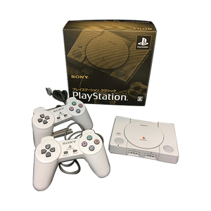 CONSOLE PLAYSTATION PS1 en boîte Guncon 2 manettes et 3 jeux S/N MATCH CIB... EUR 134,51 - FR