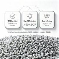 Granulés de PC recyclés PCR certifiés GRS, qualité de moulage par injection écologique pour produits de consommation durables et pièces industrielles