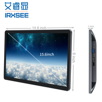 VESA 100 montaje en pared escritorio 1080P Full HD 15 pulgadas Usb pantalla táctil Monitor 15,6 "Pantalla táctil 15,6 paneles para tableta Android