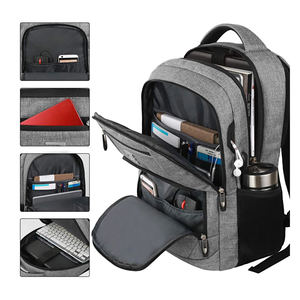 Zaino per Laptop Antifurto con Porta USB Personalizzata in RPET, Vendita Diretta dalla Fabbrica - Product Image 2