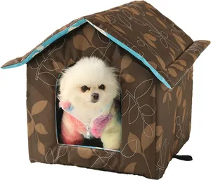 Indoor Dog House Winter Warm Dog House Insulation Detachable Washable Dog  Kennel Cat Hideaway for Small and Medium-Sized Dogs and Cats