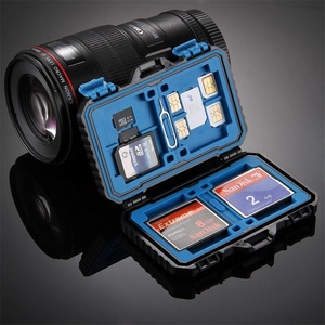 PULUZ CF-funda para tarjeta SIM TF, caja de almacenamiento de 27 ranuras, resistente al agua, antigolpes, para tableta, ordenador, smartphone, PU5002 - Product Image 4