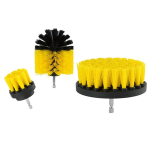 3pcs-set 60sets-carton Ensemble d'accessoires de nettoyage électrique Coulis Tapis Power Scrubber Soft - Product Image 2