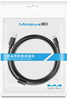 Kabel Data Mindpure Mini 5P Tembaga Berlapis Timah Berkualitas Tinggi Cocok untuk Perekam Mengemudi T Port V3 Kabel Mini Usb Berlapis Emas