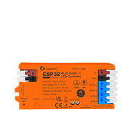 Contrôleur Gledopto ESP32 WLED 2026, 4 canaux, 15A, UART, téléchargement Type-C, synchronisation musicale, pilote de bande LED à pixels adressables, DC5-24V