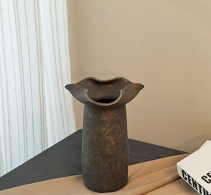 Pot de <span class=keywords><strong>poterie</strong></span> grossière en céramique émaillée pot de fleur décoratif <span class=keywords><strong>pour</strong></span> <span class=keywords><strong>jardin</strong></span> ou maison salon <span class=keywords><strong>pour</strong></span> meuble TV ornements et vase - Product Image 3