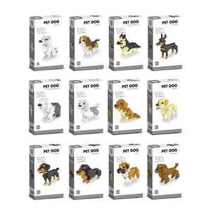 Crianças Brinquedos Educativos Brinquedo Mais Barato Série Animal Micro <span class=keywords><strong>Building</strong></span> Block Sets Modelos Dog & <span class=keywords><strong>Cat</strong></span> Animais Micro Partículas Tijolos Brinquedo - Product Image 4