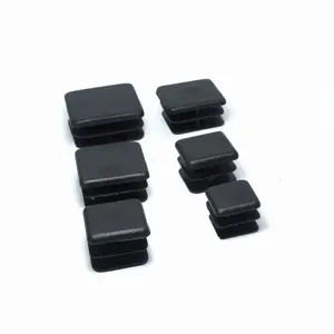 Factory Hot Sale Plastic Plugs For Screw Holes Pipe Plug 10mm 15mm 20mm 50mm Square Plastic End Caps For Threaded Rod