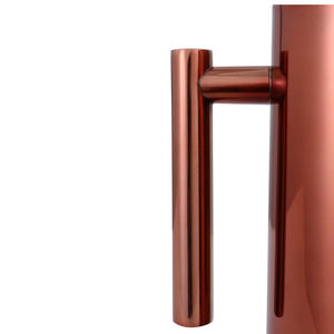 Cafetière RTS Luxury en acier inoxydable à presse française isolée au <span class=keywords><strong>design</strong></span> rond moderne avec filtre en métal maille pour le thé verre utilisation dans la cuisine - Product Image 6