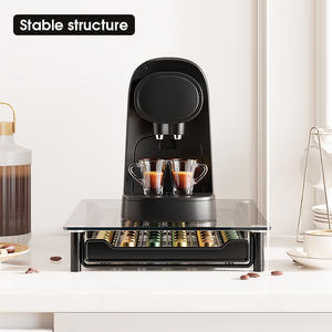 Scatola per Capsule di caffè in vetro di fascia alta per uso domestico riutilizzabile multifunzione per Capsule <span class=keywords><strong>Nespresso</strong></span> con scaffali a strati - Product Image 3