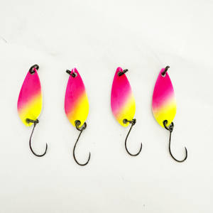 Cuillère à vagues pour la pêche à la truite Alpha 0,8-6,8 g - Leurre de pêche sur glace d'hiver qui brille dans le noir avec hameçon personnalisable - Product Image 3