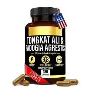 Tongkat Ali Extract Capsules OEM Supplements Fadogia Agrestis Extract Tongkat Ali Capsules