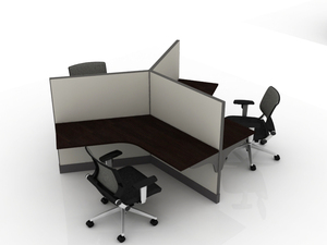 Lcn thiết kế hiện đại 120 độ văn phòng máy trạm hiện đại và di chuyển cho văn phòng mới khách sạn trường học tòa nhà văn phòng - Product Image 2