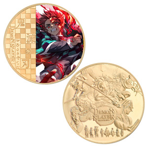 Nouvelle collection 2026 : Pièces commémoratives plaquées or 24 carats sur le thème des samouraïs d'anime japonais – 10 designs exclusifs pour collectionneurs - Product Image 3