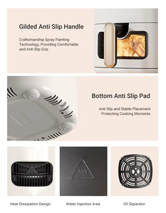 Grande <span class=keywords><strong>friteuse</strong></span> à Air profond 7l personnalisée 2024 nouvelle <span class=keywords><strong>friteuse</strong></span> à Air saine à fenêtre visuelle à écran tactile électronique - Product Image 5