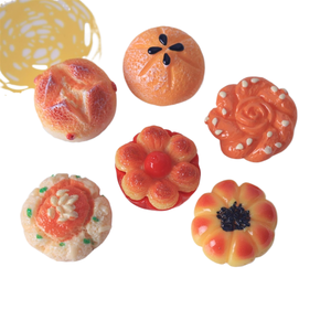 Accessoires de bijoux en résine de haute qualité, jouets miniatures de simulation alimentaire DIY, pain et gâteaux <span class=keywords><strong>à</strong></span> coller, artisanat - Product Image 1