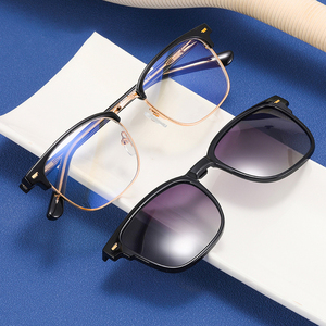 Gafas <span class=keywords><strong>de</strong></span> <span class=keywords><strong>Sol</strong></span> <span class=keywords><strong>de</strong></span> Moda con Clip Magnético, Montura para Hombre y Mujer, <span class=keywords><strong>Lentes</strong></span> Polarizadas, <span class=keywords><strong>Se</strong></span> Pueden Personalizar con Graduación, Protección UV400 - Product Image 3