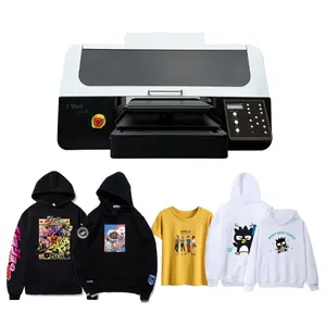 Best Selling 4060 T-shirt Printing Machine Direct To Print for T-shirt Sweaters 40*60CM With Two Xp600/i1600 Print Heads
