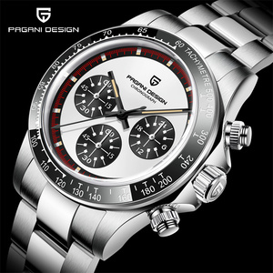 Montres de luxe à Quartz pour hommes, chronographe de sport rétro, verre saphir japonais <span class=keywords><strong>VK63</strong></span>, nouvelle collection 2022 - Product Image 1