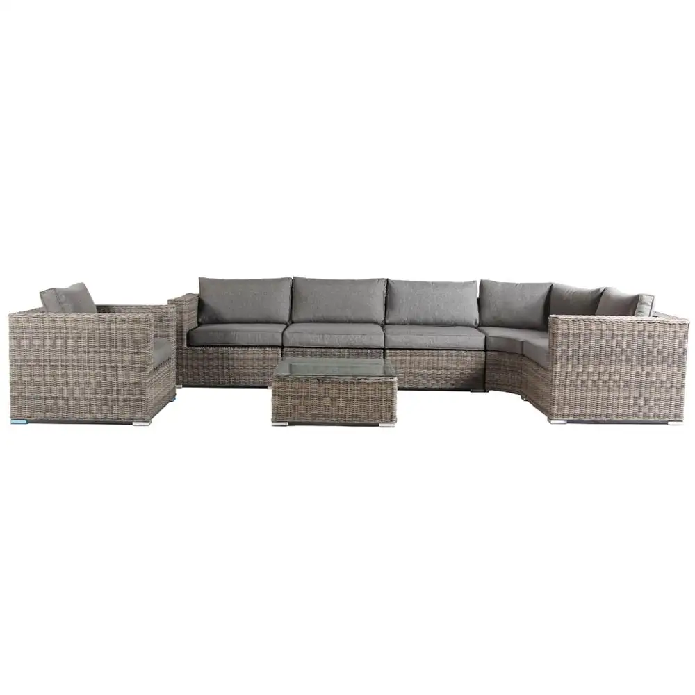 Trung Quốc Nhà Máy Wicker Đồ Nội Thất Ngoài Trời Mây Patio Sofa