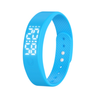 Wasserdichtes Anpassbares Vibrations-Smartarmband 3D-Schrittzähler Armbanduhr für Kinder