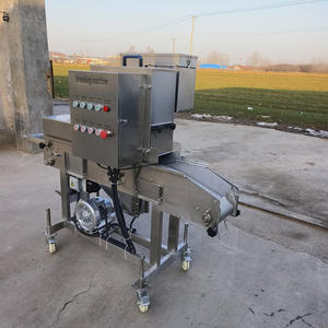 Hamburgerpatty-broodjesmachine, kroketten-broodjesapparaat, automatische broodjesmachine voor gebakken loempia's - Product Image 2