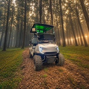 Chariot <span class=keywords><strong>de</strong></span> golf électrique pour marché <span class=keywords><strong>de</strong></span> gros, 2, 4 ou 6 places, moteur AC 72V 7.5KW, batterie au lithium, pour manutention <span class=keywords><strong>de</strong></span> caisses et palettes en entrepôt - Product Image 4