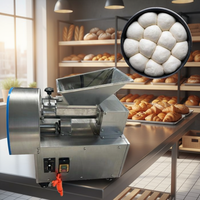 Machine automatique de découpe et de division de pâte en boules rondes pour biscuits, pizzas, chapatis et pains, en acier inoxydable, grande capacité