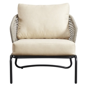 Loisirs relaxant confortable cour Patio fauteuils en aluminium meubles 3 pièces extérieur <span class=keywords><strong>jardin</strong></span> corde chaises ensemble - Product Image 3